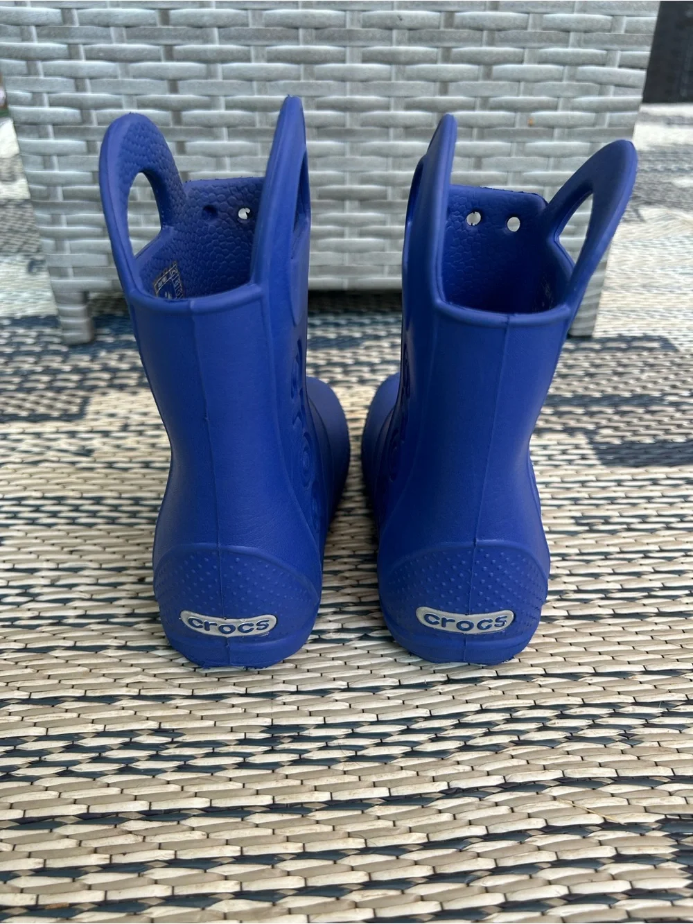 CROCS Kids Blue Handle Rain & Snow Boots